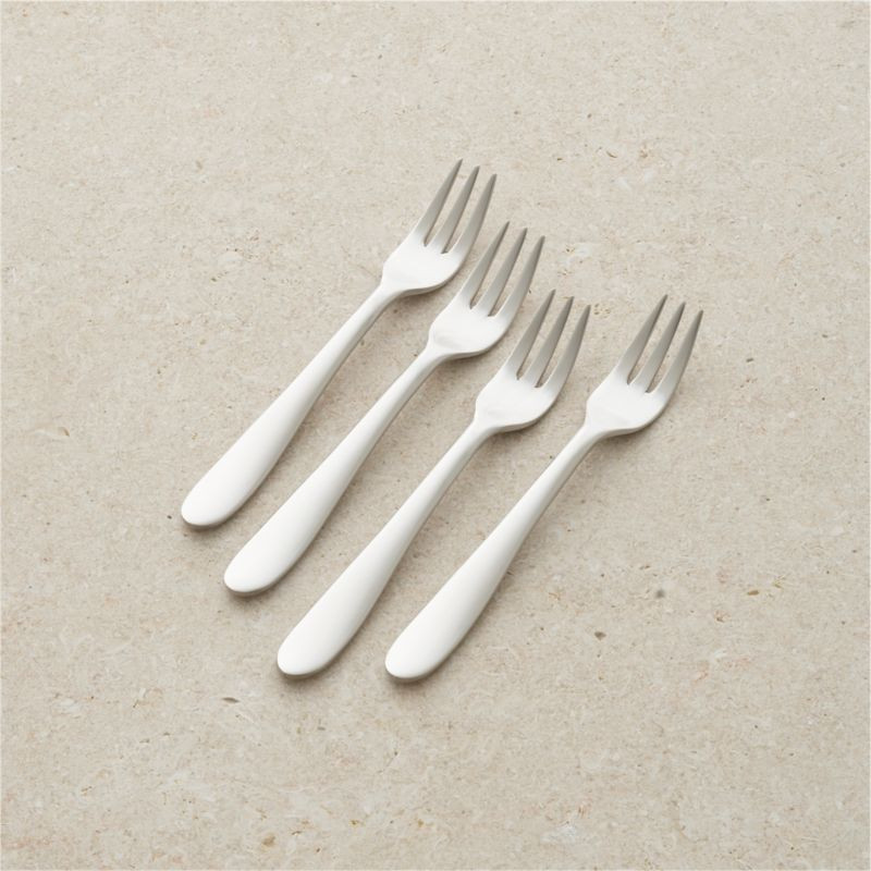Fusion Appetizer Forks, Set of 4 + Reviews | Crate & Barrel | Crate & Barrel