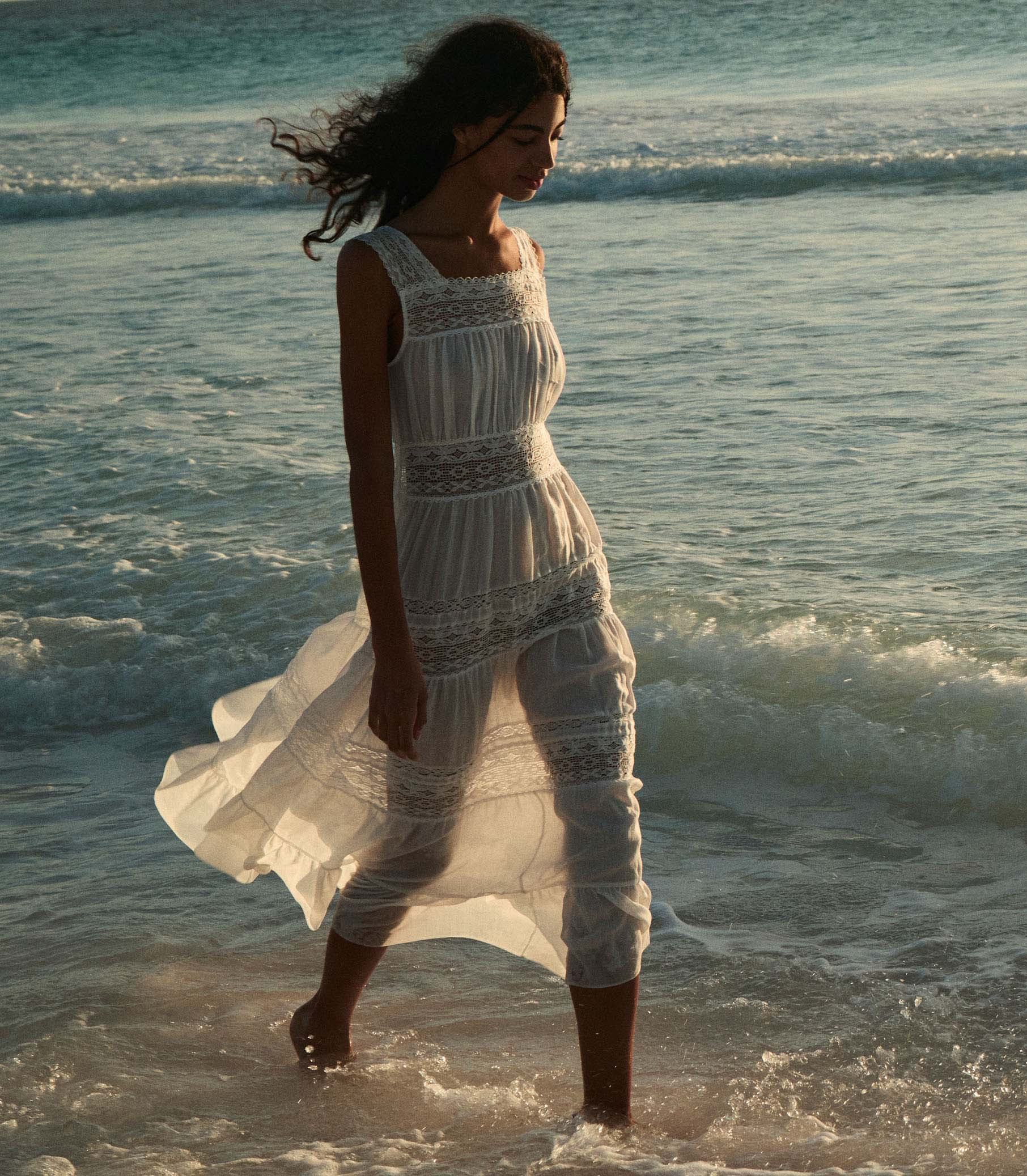 Simona Dress - Salt | DÔEN | DOEN