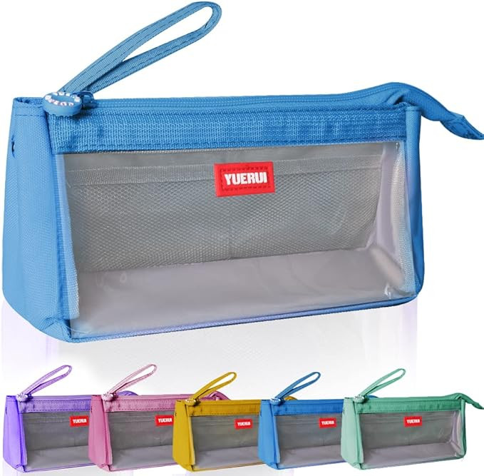 Large Pencil Case Big Capacity Pencil Bag Portable Pencil Case for Girls and Boys Pencil Pouch Su... | Amazon (UK)