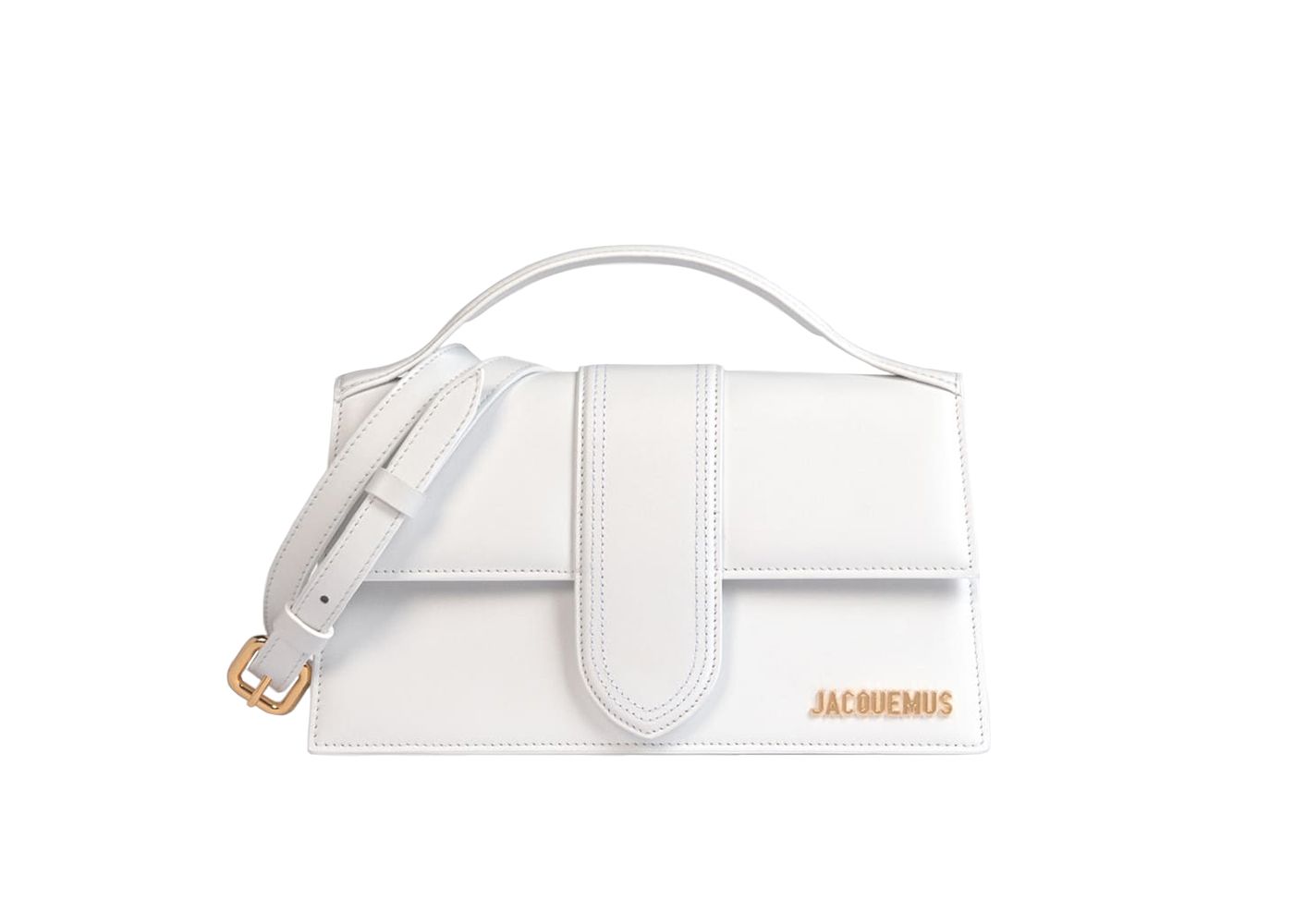 Jacquemus Le Grand Bambino Crossbody Strap Handbag White | StockX