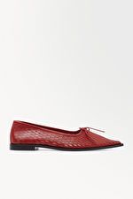 THE PERFORATED LEATHER BALLET FLATS | COS UK