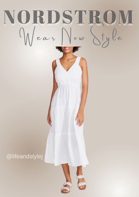 Whether you're attending a garden party or enjoying a leisurely brunch, the Amira dress will keep you looking chic and comfortable all day long. Pair it with sandals and a straw hat for a casual daytime look, or dress it up with heels and statement jewelry for a special occasion. Embrace the feminine charm of the Amira Tiered Cotton Midi Dress and make every moment memorable. #spring #summer #dress

#LTKover40 #LTKfindsunder100 #LTKSeasonal