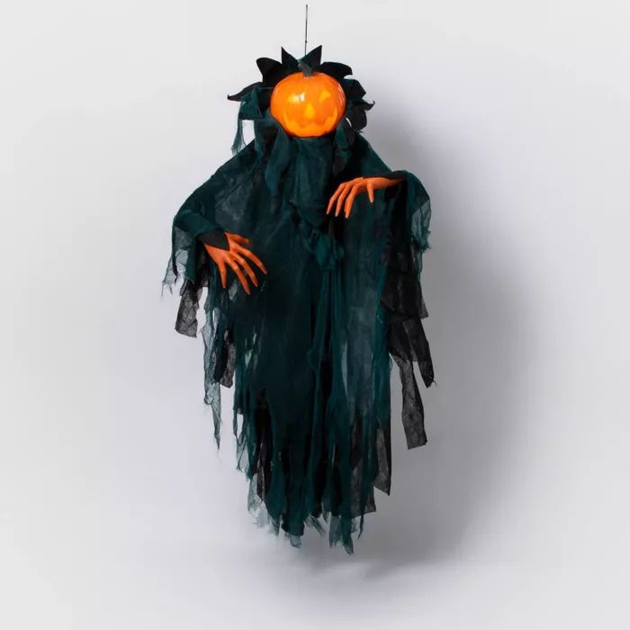 Animated Pumpkin Ghoul with LED Projection Halloween Lighting - Hyde & EEK! Boutique™ | Target