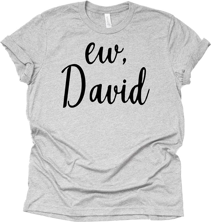 Ew David t-Shirt Moira Alexis Rose t-Shirt Novelty t-Shirt Short Sleeve Print Casual Top | Amazon (US)