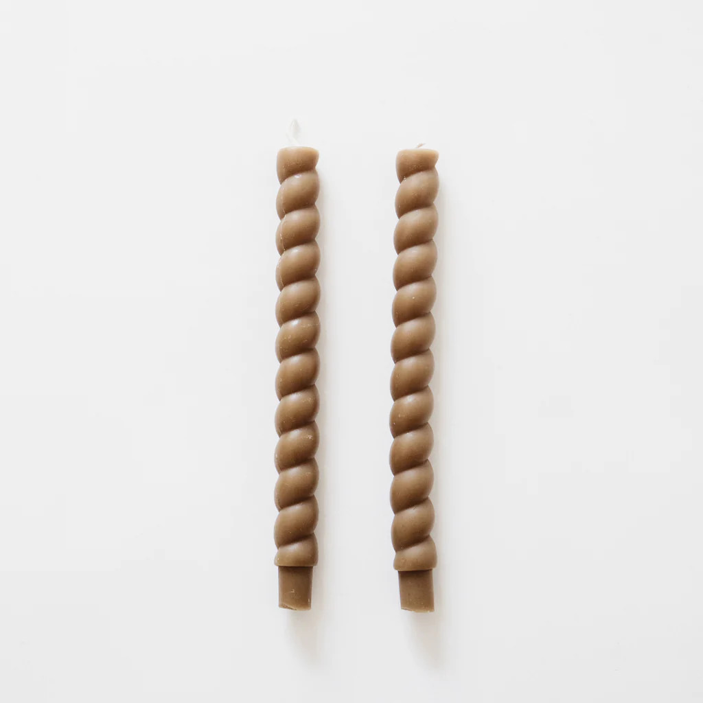 Twisted Taper Candlesticks (S/2) | The Vintage Rug Shop