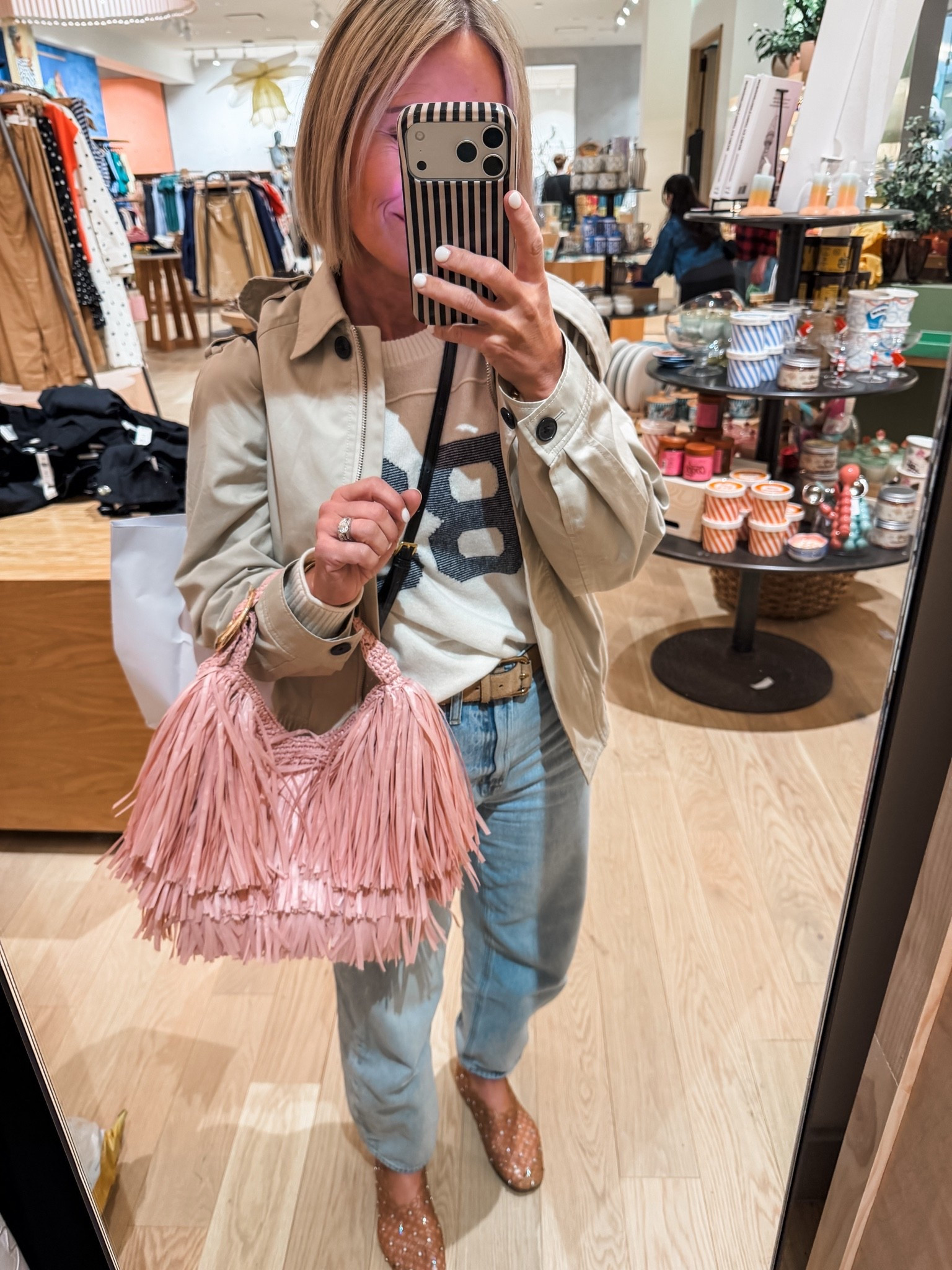 why be basic?  this bag is instant fun!
Fringe hobo in pink!  Obsessed!!
a perfect gift for Mother’s Day!

#LTKMothersDay #LTKSeasonal