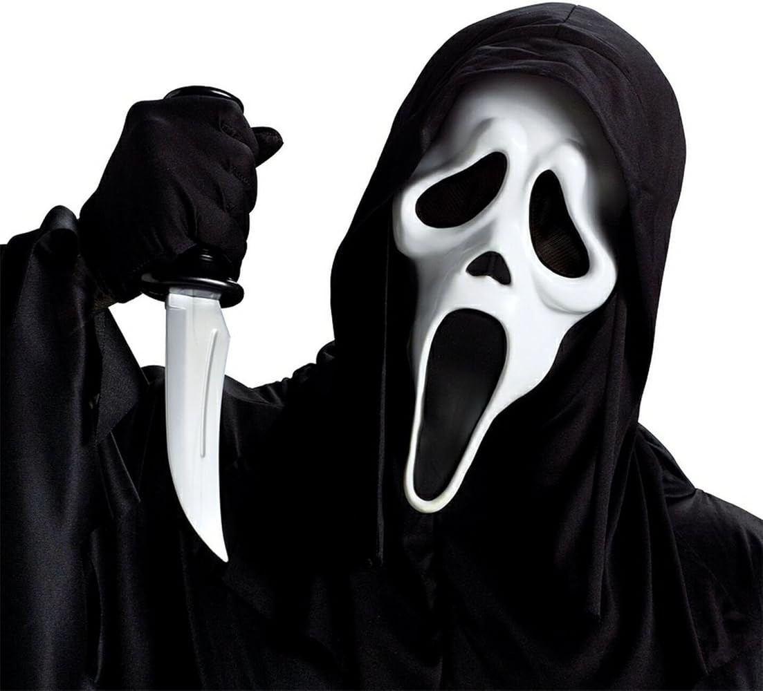 Fun World Scream Mask & Horror Knife | Amazon (US)