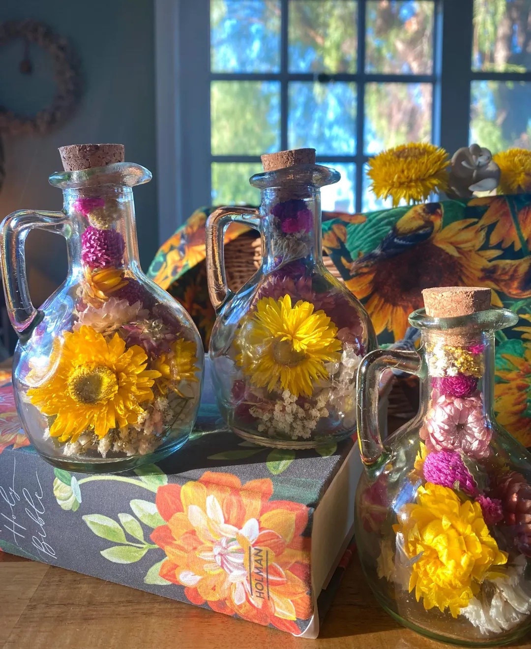 These charming flower market terrariums feature real dried flowers beautifully arranged in petite glass jars with handles for a whimsical, vintage-inspired look. Perfect for shelves, windows, table décor, or event styling, each jar adds a soft splash of color with pink, yellow, orange, and neutral tones. Whether gifting for Mother’s Day, birthdays, or decorating your home, these dried flower jars bring long-lasting beauty and effortless charm to any space.

#LTKHome #LTKFinds #DriedFlowers #HomeDecor #FloralDecor #SpringDecor #FarmhouseStyle #GiftIdeas #MothersDayGift #TableDecor #ShelfDecor #RusticDecor #EverlastingFlowers #HomeInspiration #WhimsicalDecor 

#LTKSeasonal #LTKHome #LTKWedding