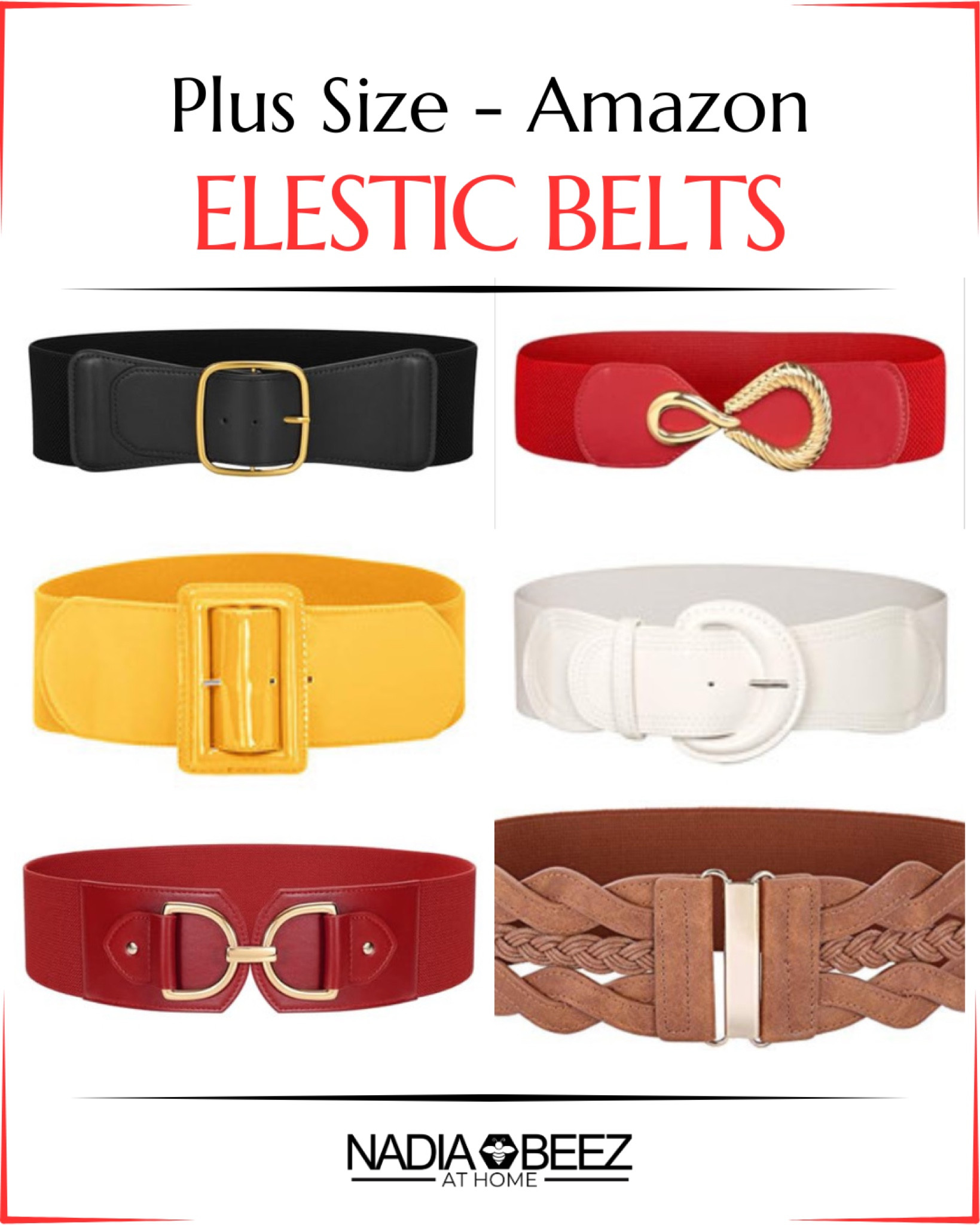 Plus size comfy elastic belts for every occasion 

#LTKOver40 #LTKStyleTip #LTKPlusSize