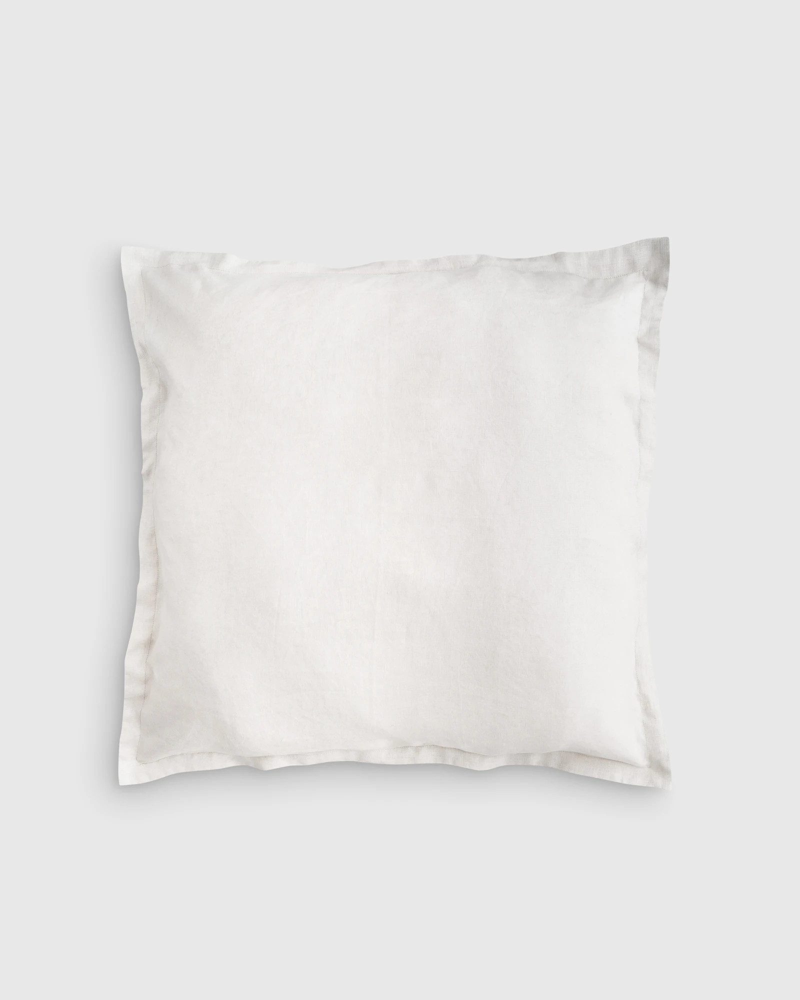 Quince | European Linen Euro Sham in Dusty Mauve | Quince