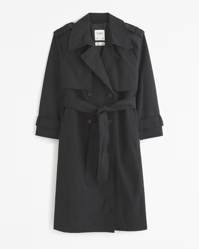Women's Oversized Trench Coat | Women's Sale | Abercrombie.com | Abercrombie & Fitch (UK)