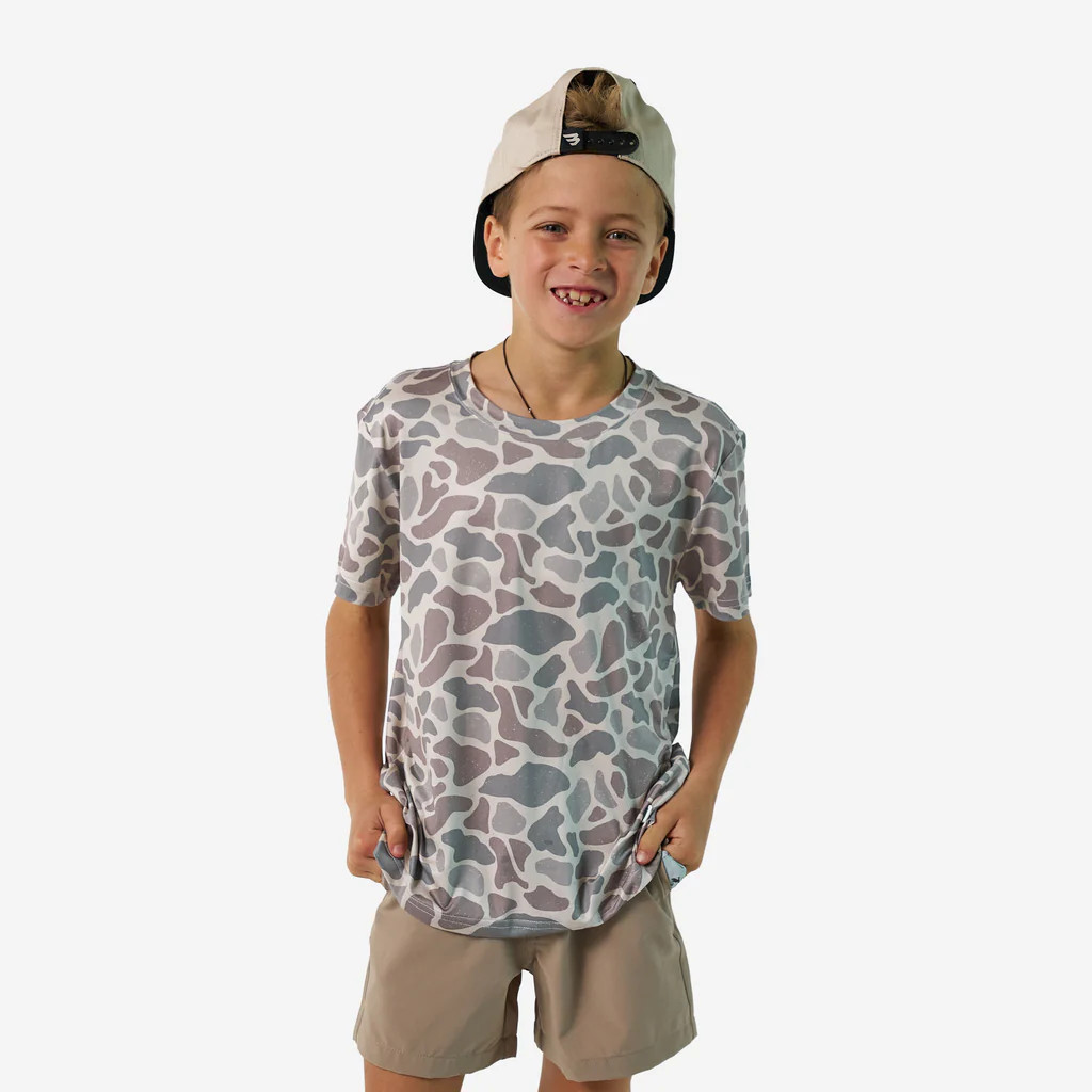 Youth Go To Tee - Classic Deer Camo | BURLEBO