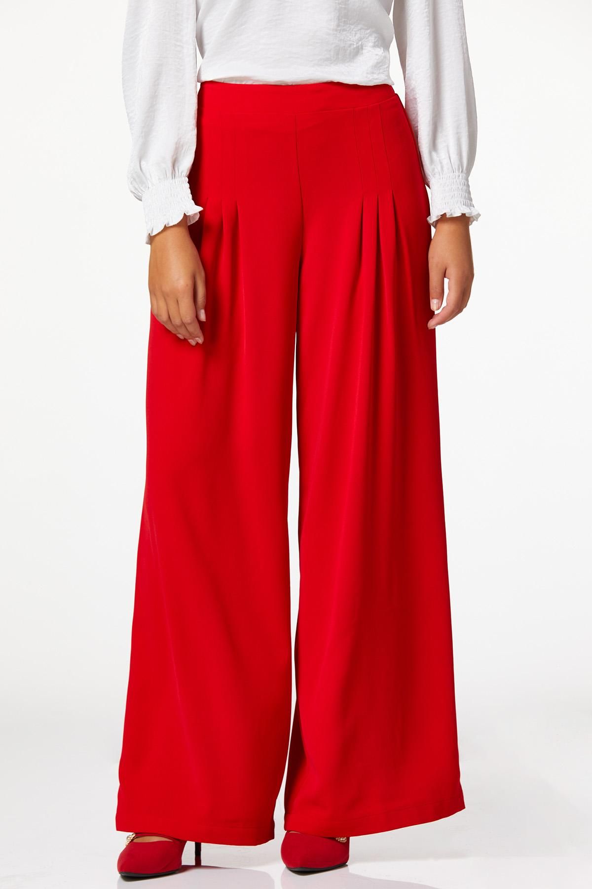 Pleated Wide Leg Pants | Cato Fashions