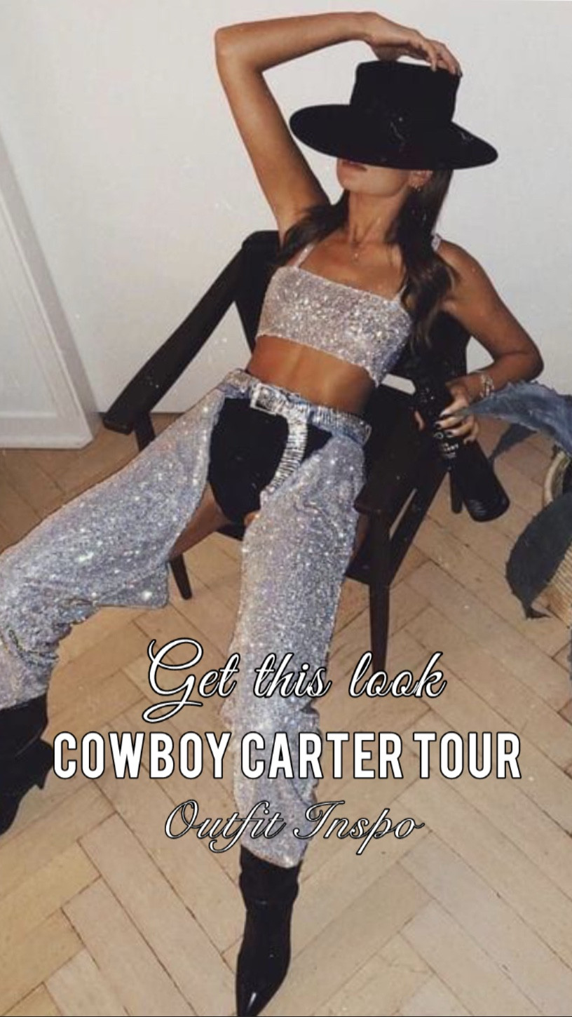 Rhinestone Western Cowboy Outfit - Cowboy Carter Tour 

Rodeo, chaps, fringe

#LTKStyleTip