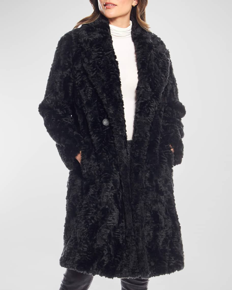 Fabulous Furs Every Wear Persian Faux Fur Stroller Coat | Neiman Marcus