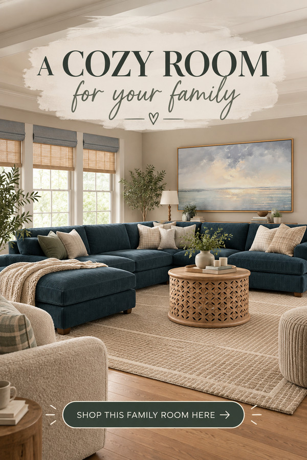 Create a welcoming space everyone can enjoy with these cozy family room ideas