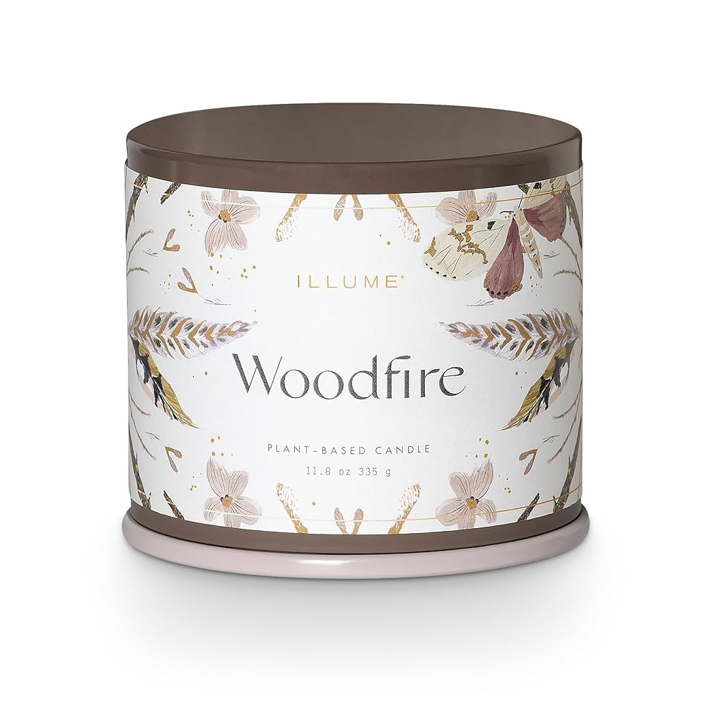 ILLUME Vanity Tin Candle, Woodfire | Amazon (US)