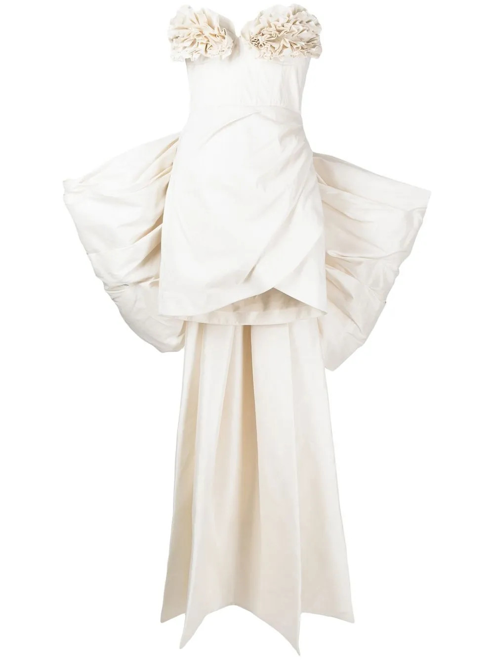 Romy bow-detail mini dress | Farfetch Global