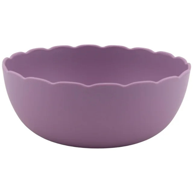 Mainstays 38-Ounce Round Plastic Bowl, Purple | Walmart (US)