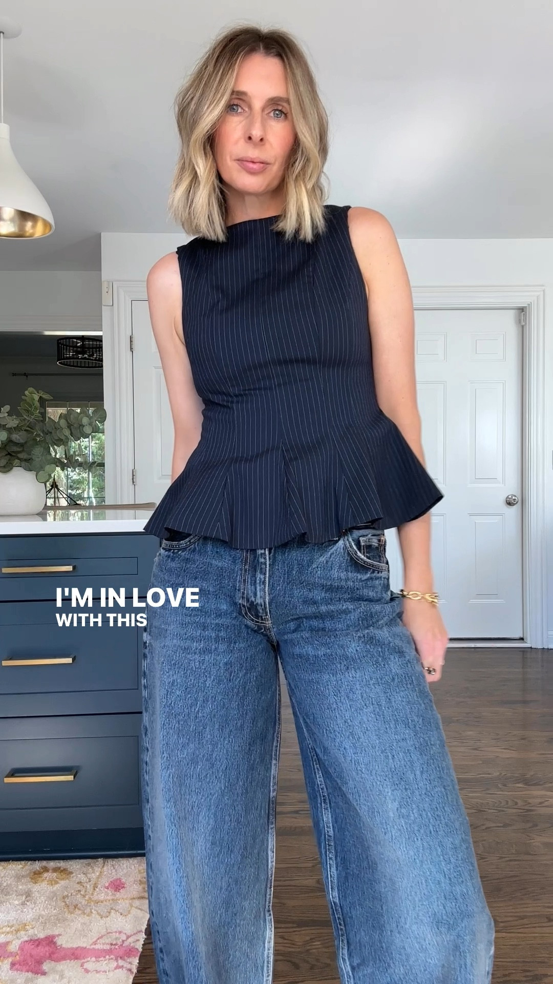 obsessed with this chic peplum top, and if you throw on a faux fur (from target no less!) you get a really playful vibe. love!

***head to my ig for links to the top, jeans + bag, i can’t link them here. 🙄***

#LTKFindsUnder50 #LTKOver40 #LTKStyleTip