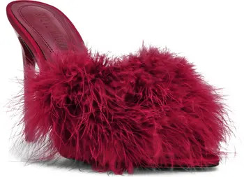 Ashbey Faux Feather Sandal (Women) | Nordstrom Rack