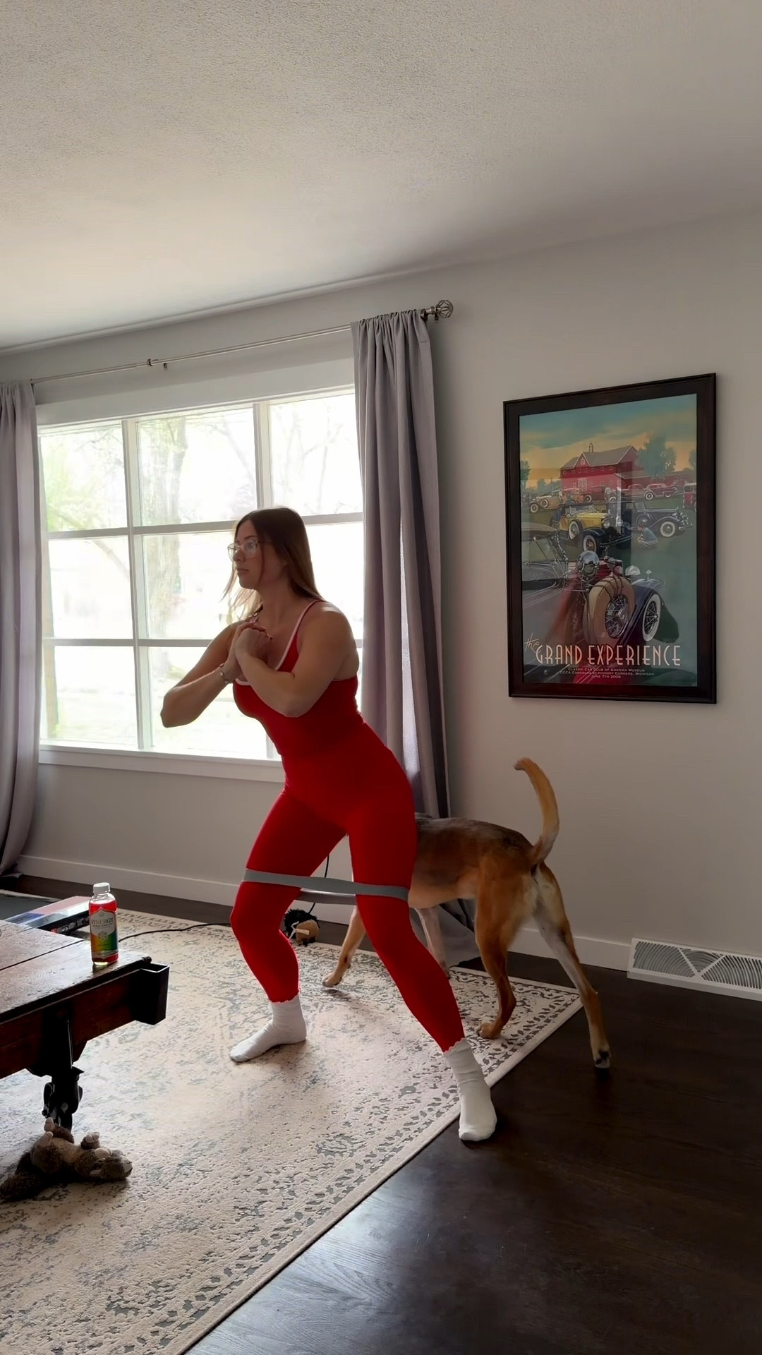 at home workout routine!!! what i used to workout at home. red workout set is one of my favorite! so flattering. wearing my true size

#LTKvlog #LTKfitnessgoals #LTKActive