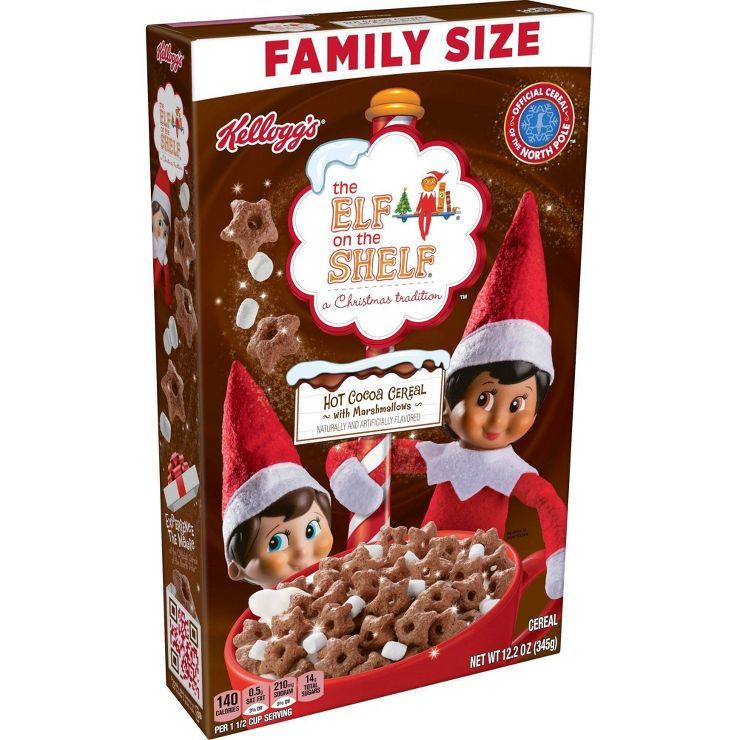 Kellogg's Elf On The Shelf Hot Cocoa Cereal - 12.2oz | Target