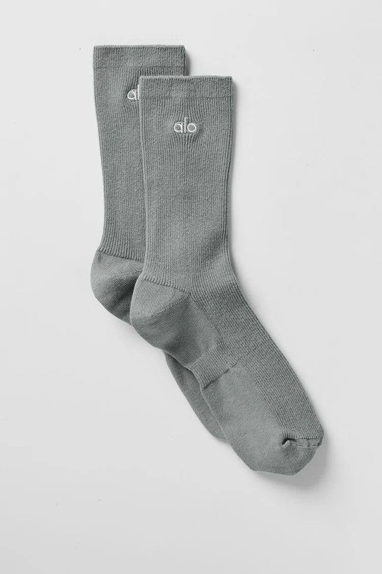 Unisex Half-Crew Understated Sock | Alo Yoga (US)