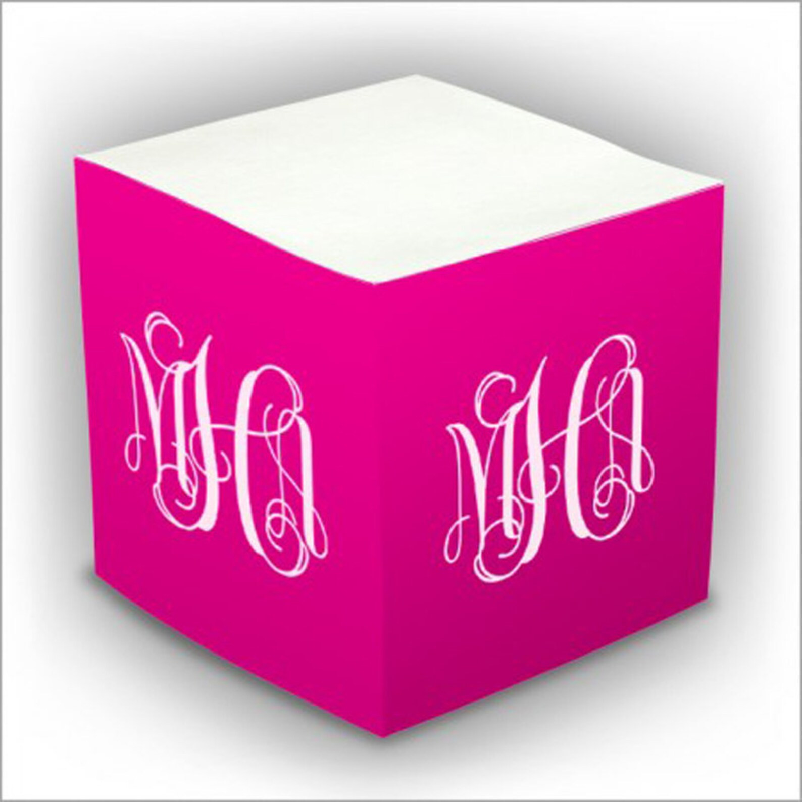 Monogrammed Self-stick Memo Cube / Sticky Notes  675 Sheets / - Etsy | Etsy (US)