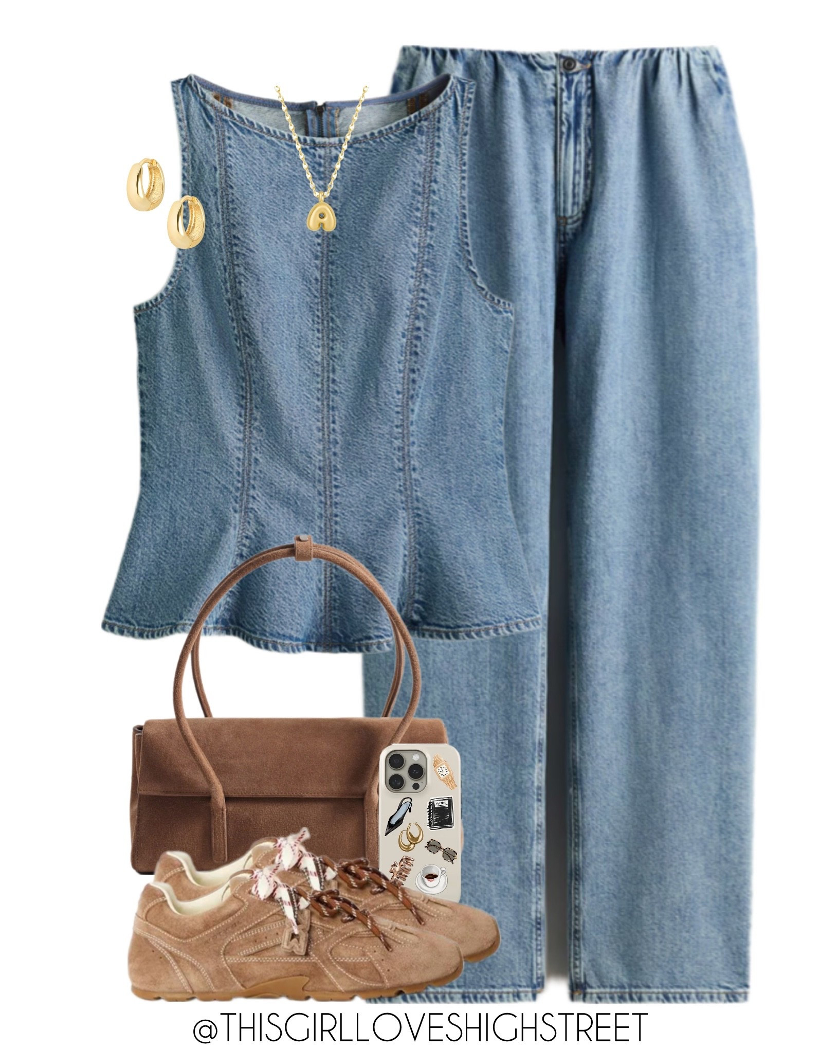 Spring double denim 

#LTKuk