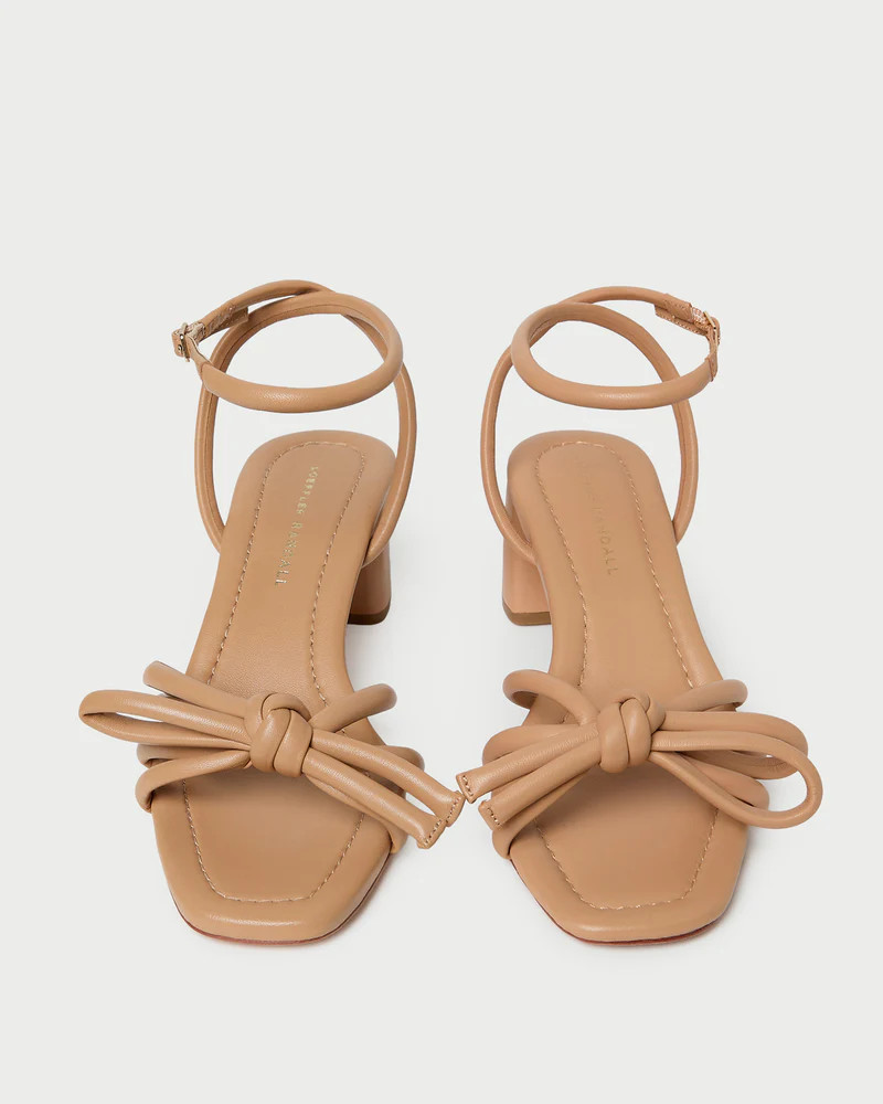 Mikel Dune Bow Mid\u2212Heel Sandal | Loeffler Randall