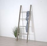 Decorative Wood Ladder Blanket Ladder Distressed Ladder Display by William Roberts Vintage | Amazon (US)