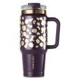 Thyme & Table 32oz Tumbler with Handle, Dual Straw Lid, Stainless Steel Double Wall Insulated, Pu... | Walmart (US)