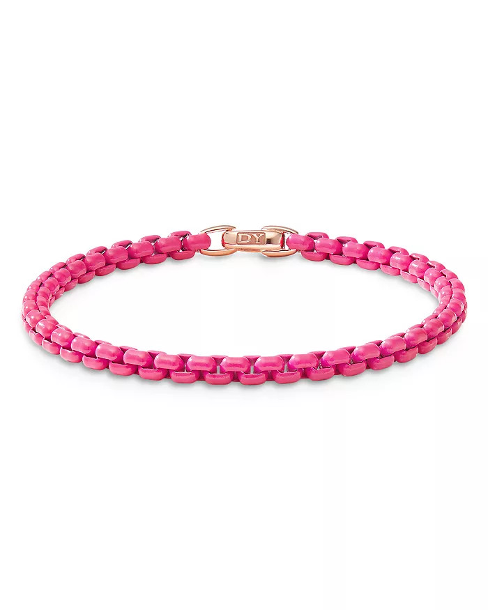 Acrylic & 14K Rose Gold Bel Aire Chain Bracelet in Hot Pink | Bloomingdale's (US)