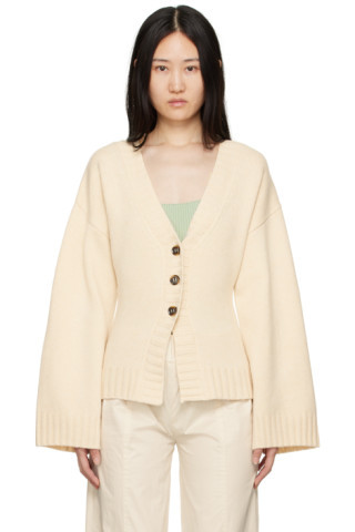 Aeron - Ivory Cirrus Cardigan | SSENSE