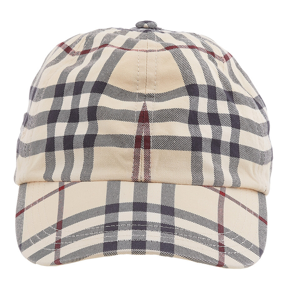 Archive Plaid-Check Cotton Baseball Cap, Size Small | Jomashop.com & JomaDeals.com