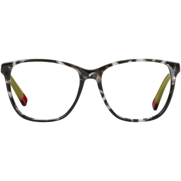 Christian Siriano Womens Prescription Eyeglasses, Amber, Grey Tortoise, 55-16-140, with Case | Walmart (US)