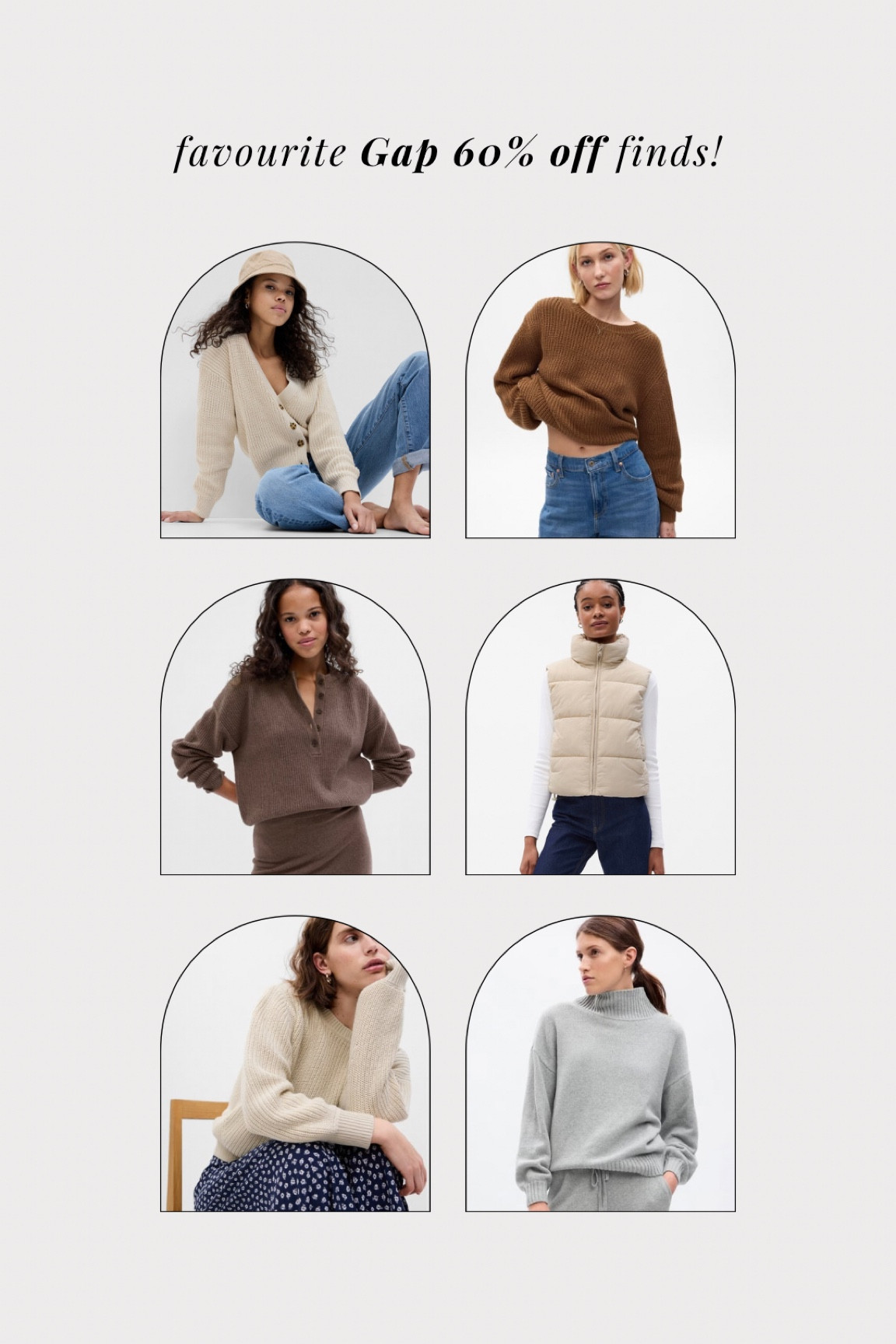Mega sale happening at Gap this weekend! 40% off plus another 20% off with code “ADDON”!

Fall outfit, sweaters, puffer vest, mockneck sweater, cardigan, sale, gap

#LTKfindsunder50 #LTKsalealert #LTKSeasonal