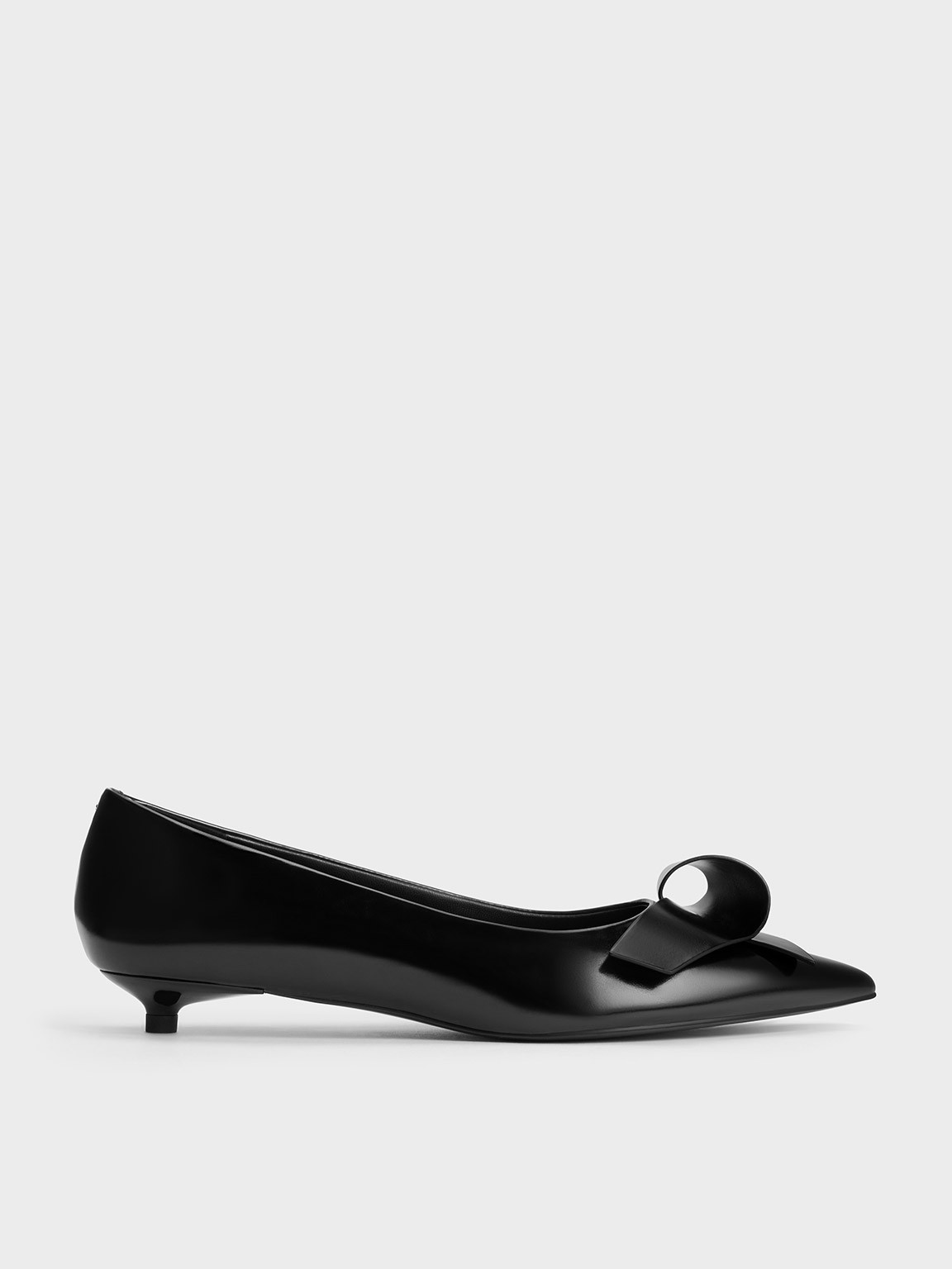 Sculptural Knot Pointed-Toe Flats
 - Black Box | Charles & Keith UK