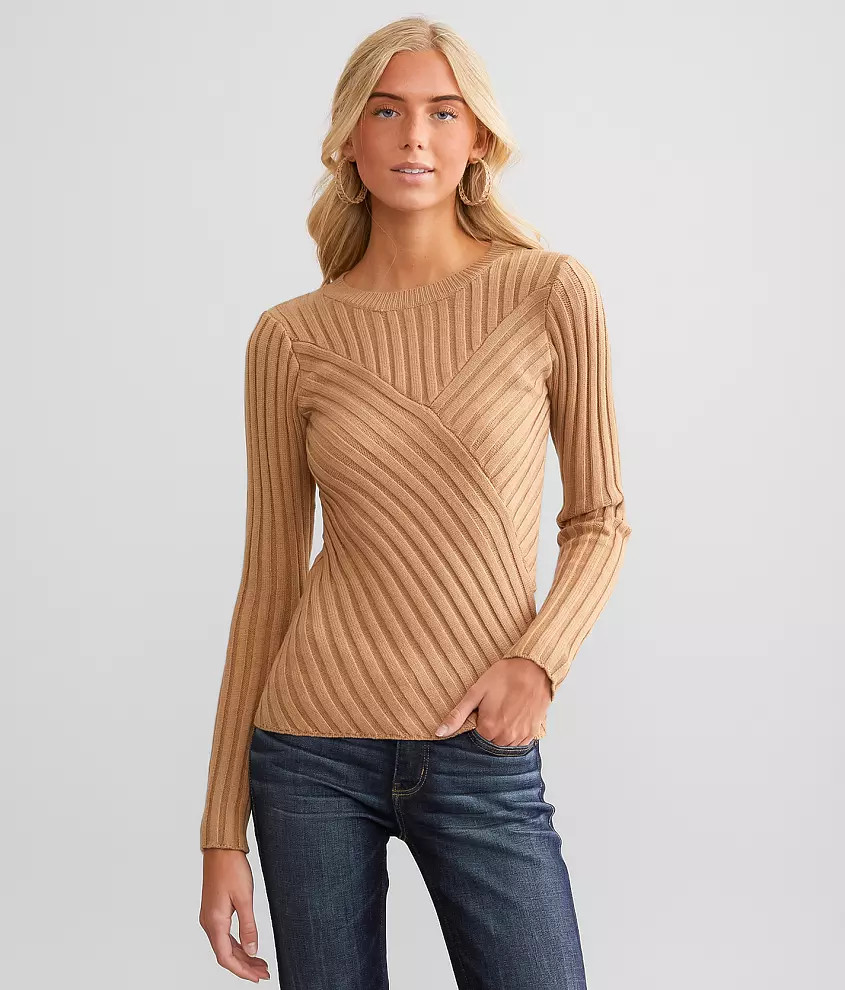 Ribbed Knit Sweater | Buckle