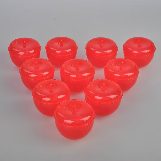 10ct Plastic Fillable Apple - Bullseye's Playground™ | Target