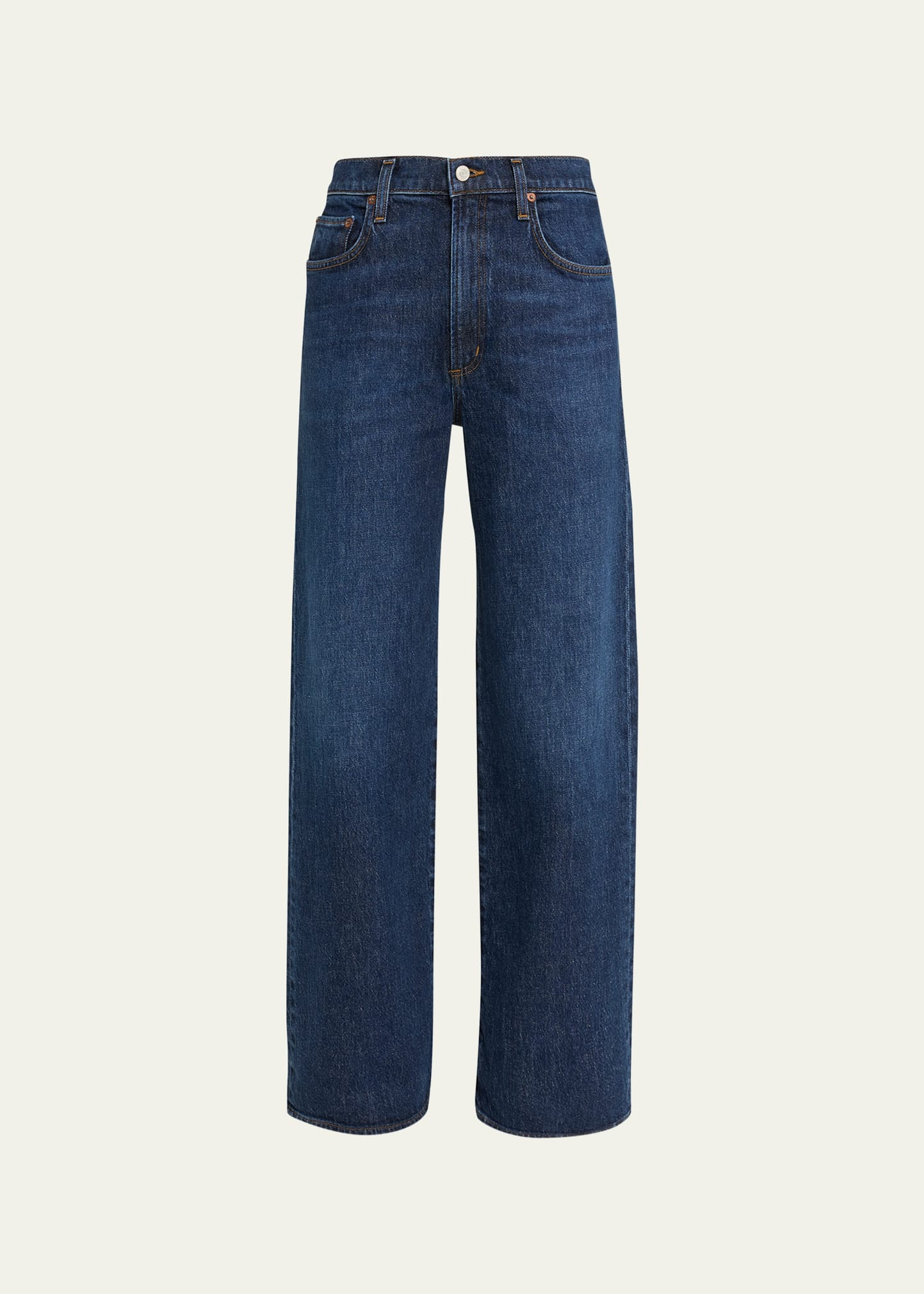 AGOLDE Harper Mid-Rise Wide-Leg Jeans | Bergdorf Goodman