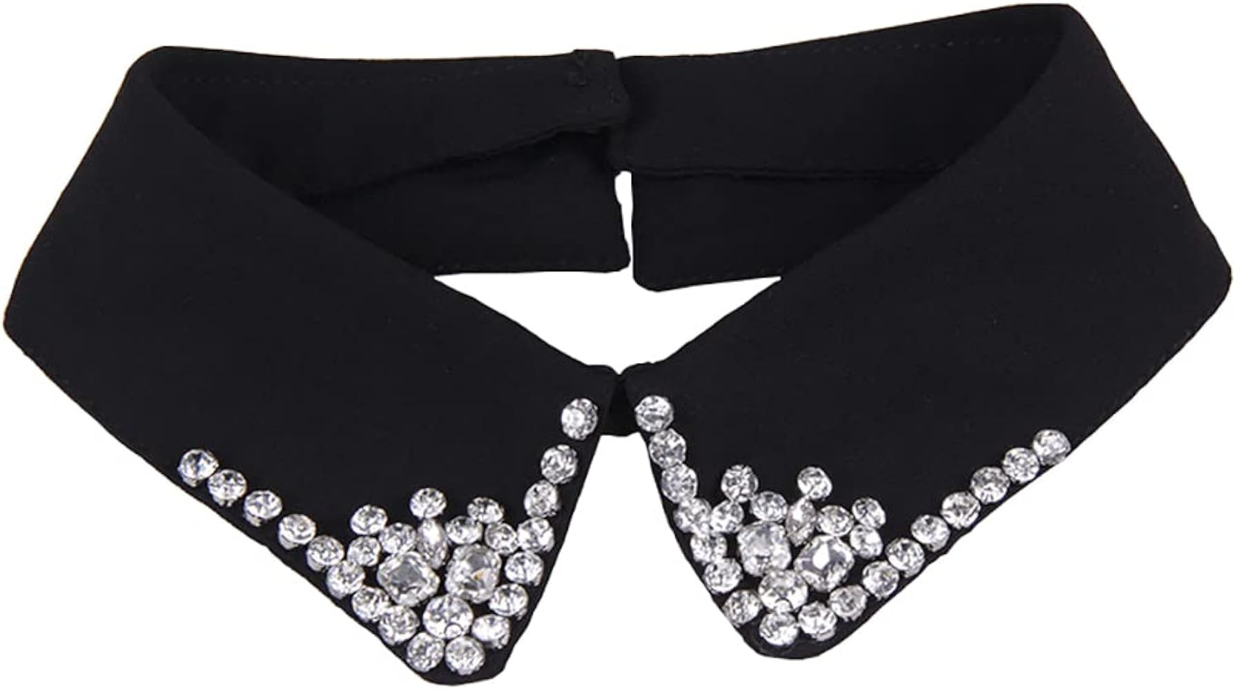 Fake Collar Detachable Rhinestones Blouse False Collar Fake Collar Choker Necklace for Women | Amazon (US)