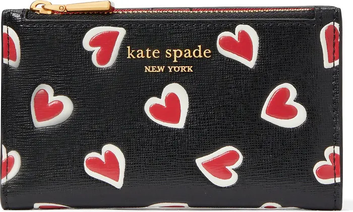 kate spade new york morgan stencil hearts embossed wallet | Nordstrom | Nordstrom