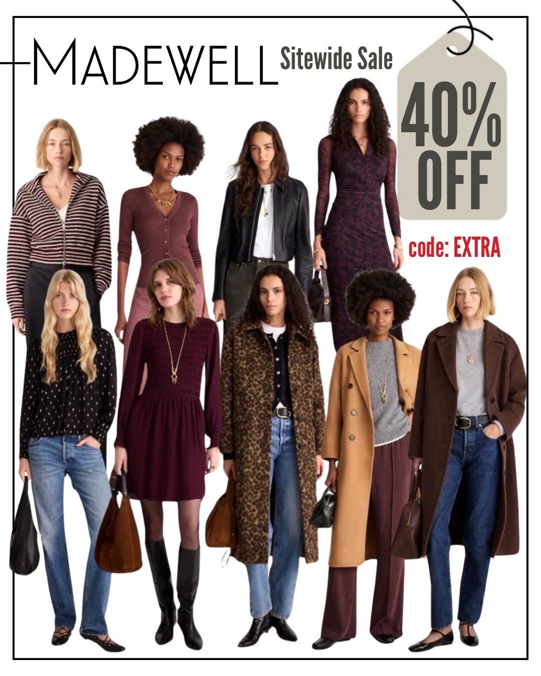 Madewell 40% OFF SITEWIDE with code EXTRA