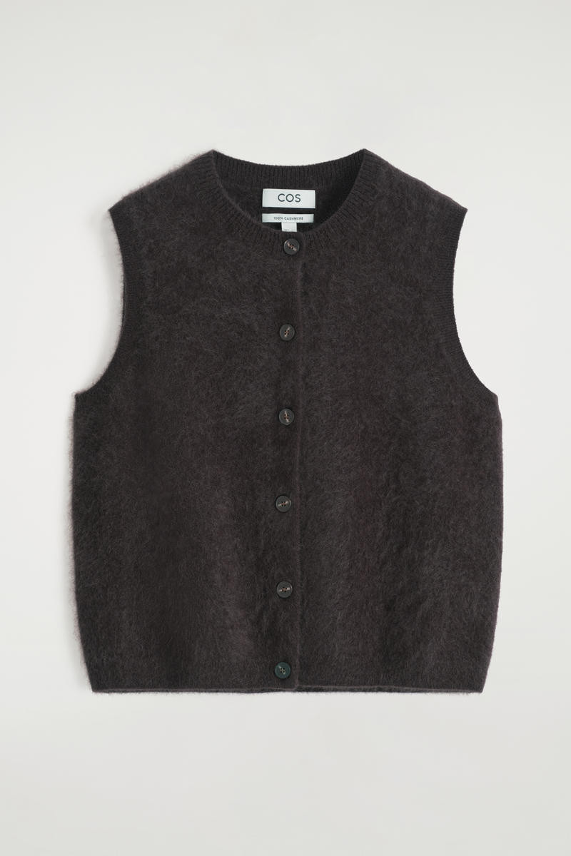 Brushed-Cashmere Waistcoat | COS UK