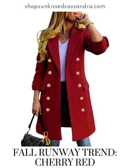 The go-to trend for Fall: cherry Red 🍒 

#LTKworkwear #LTKunder100 #LTKSeasonal
