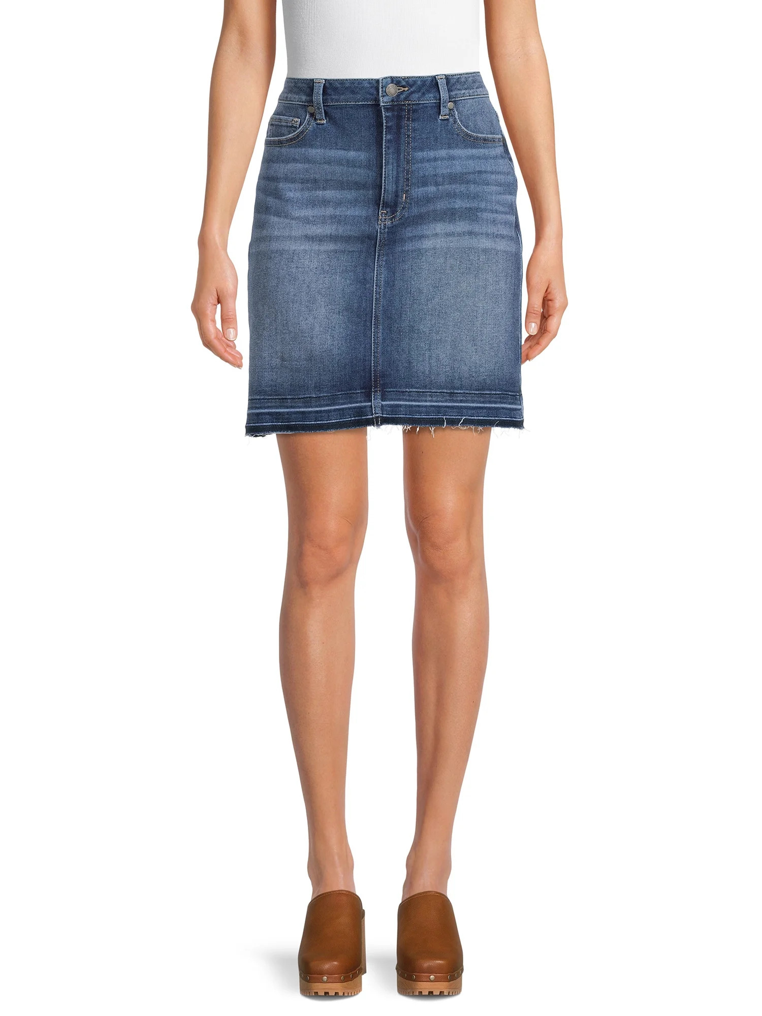 Time and Tru Women's Denim Skirt | Walmart (US)