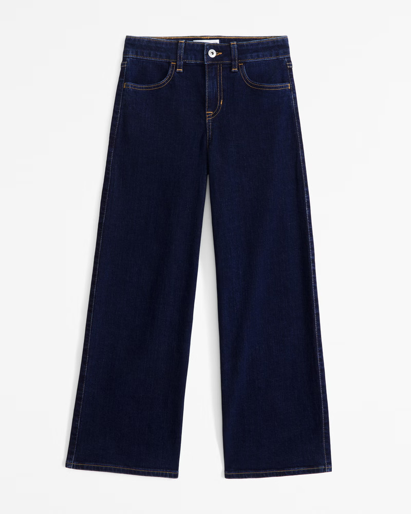 high rise wide leg jeans | Abercrombie & Fitch (US)