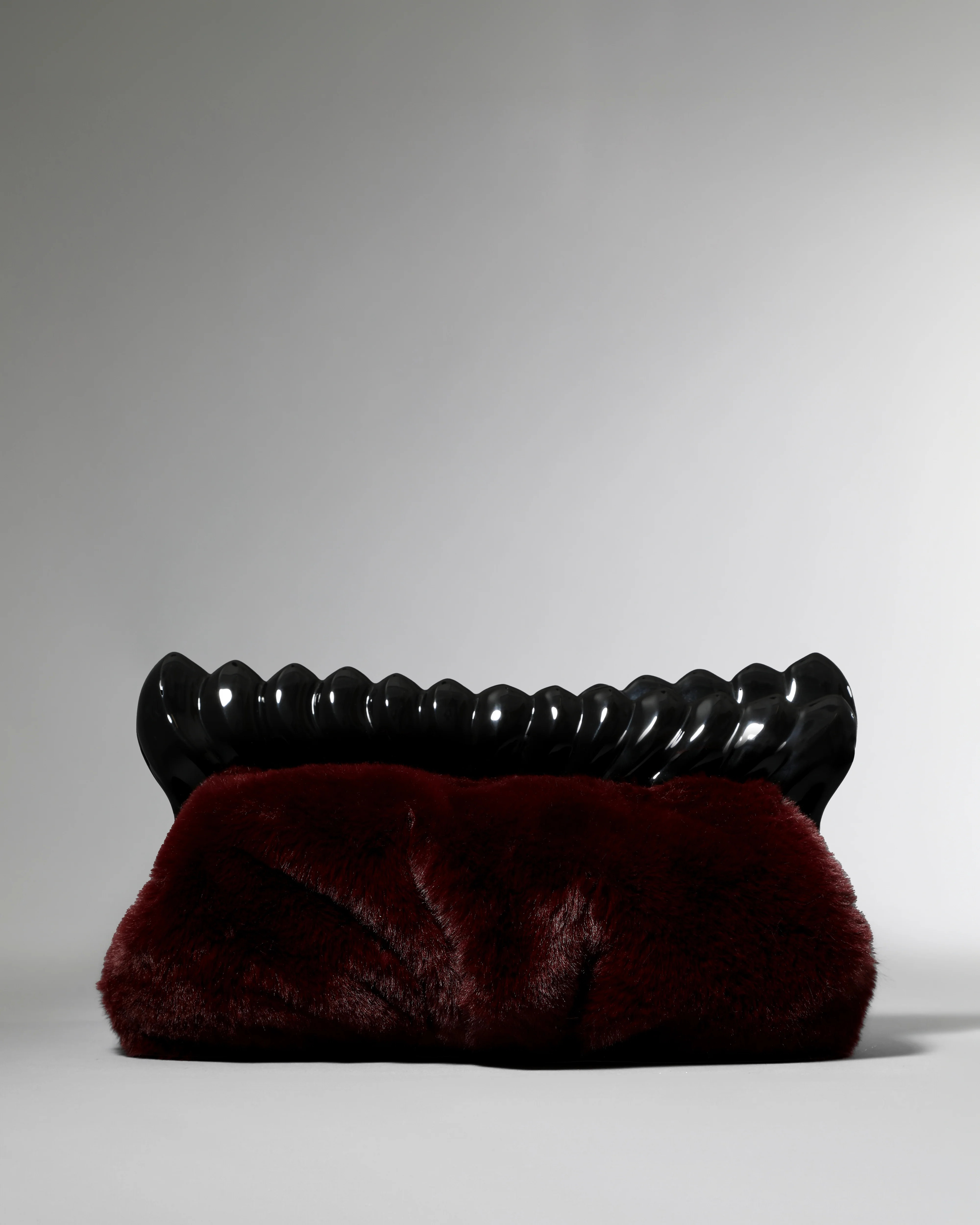 Merlot Pouf Clutch | Pillowy Purse | Dark Red Clutch Bag | Alexis Bittar